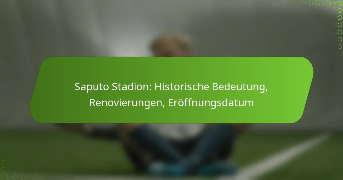 Saputo Stadion: Historische Bedeutung, Renovierungen, Eröffnungsdatum