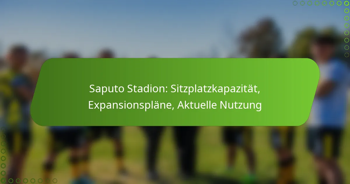 Saputo Stadion: Sitzplatzkapazität, Expansionspläne, Aktuelle Nutzung